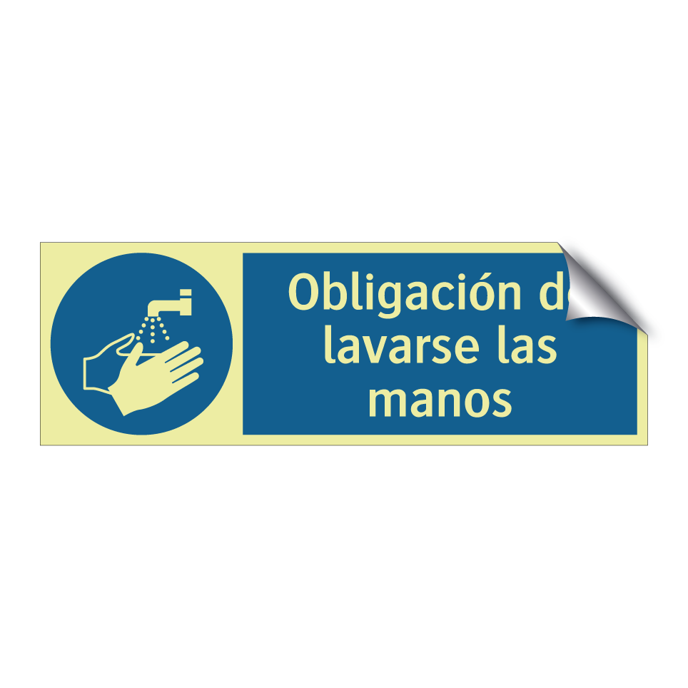 Obligación de lavarse las manos