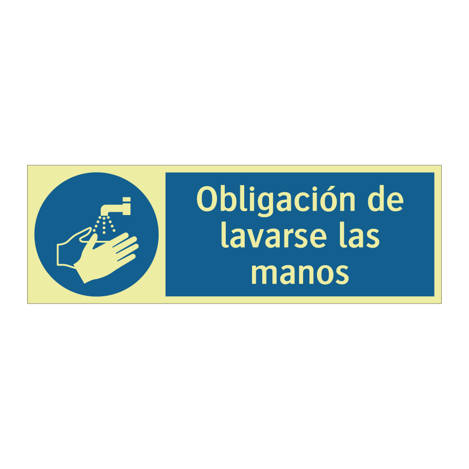 Obligación de lavarse las manos