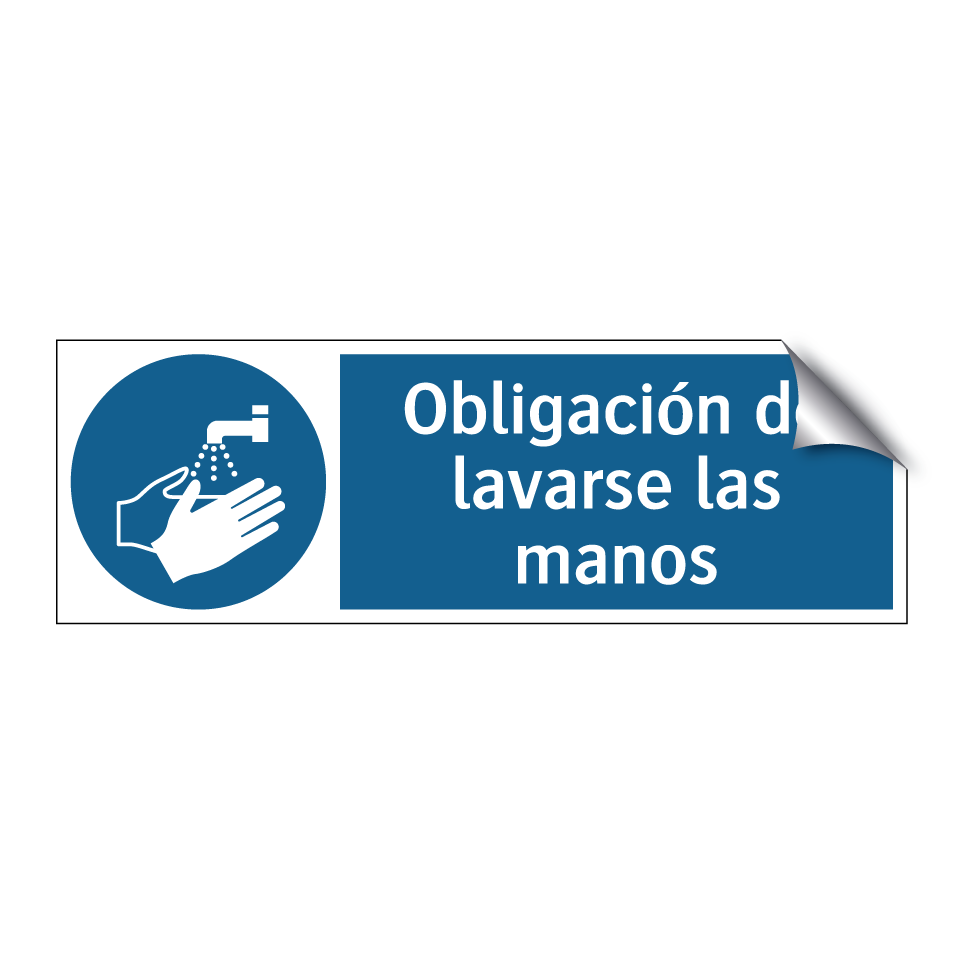 Obligación de lavarse las manos