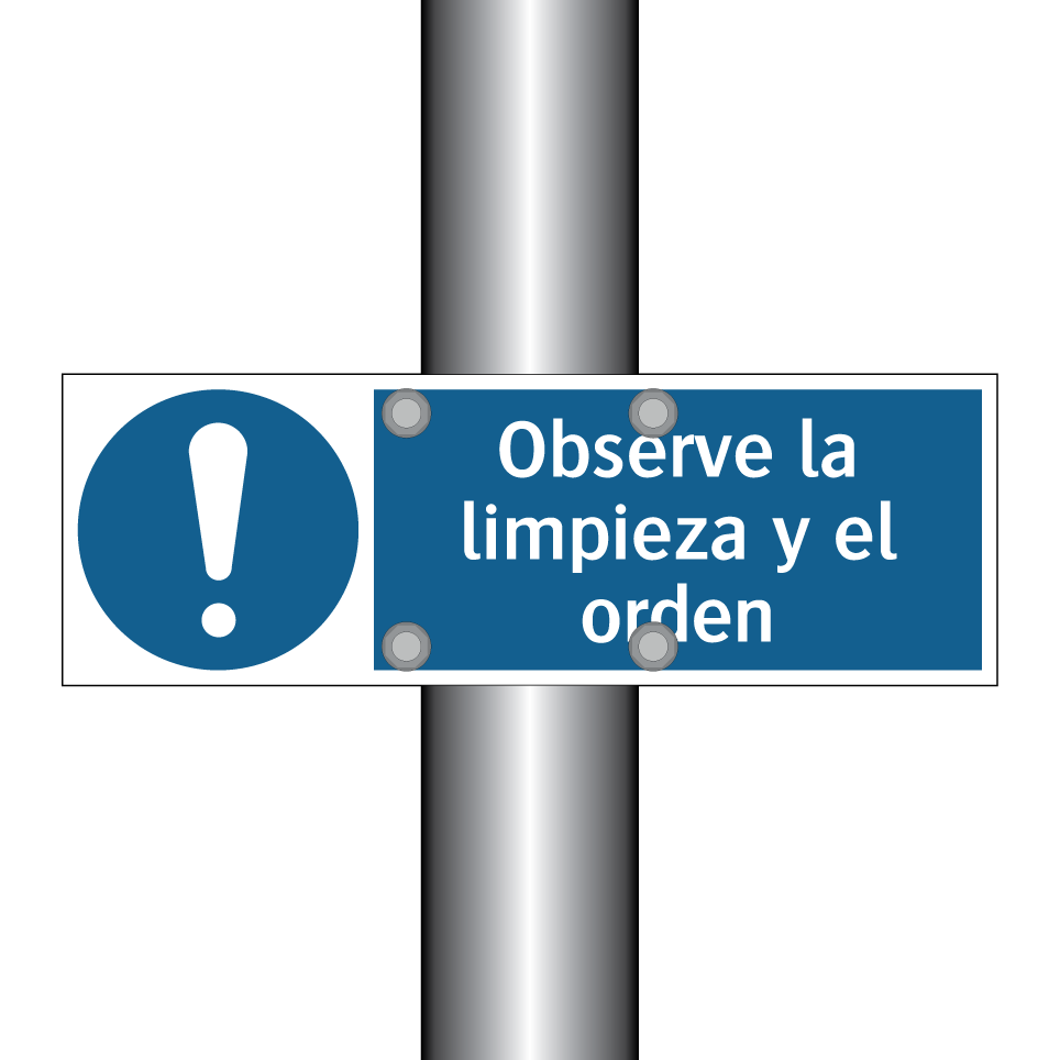 Observe la limpieza y el orden