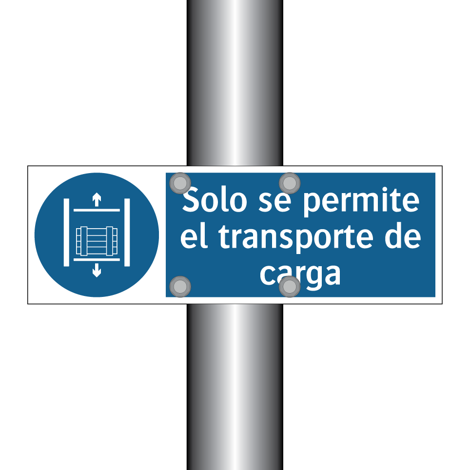 Solo se permite el transporte de carga