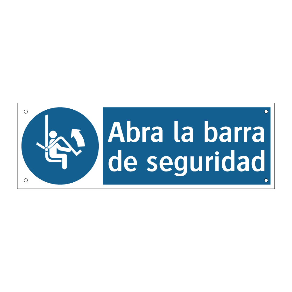 Abra la barra de seguridad