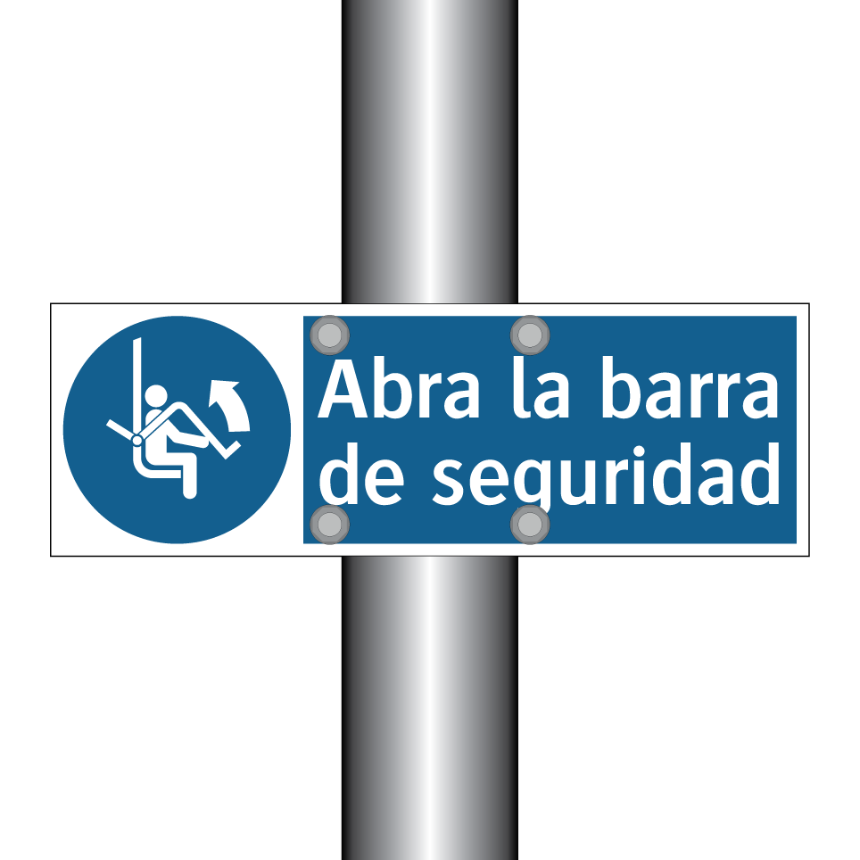 Abra la barra de seguridad