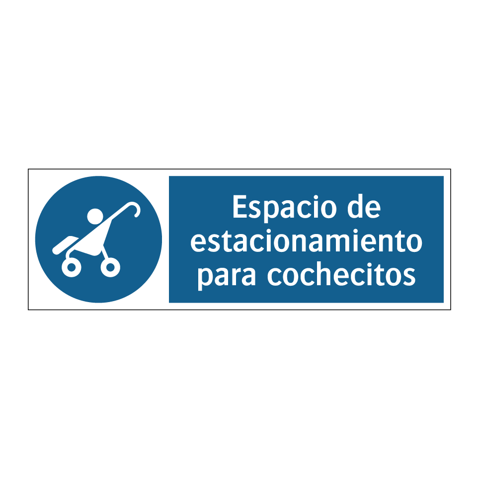 Espacio de estacionamiento para cochecitos