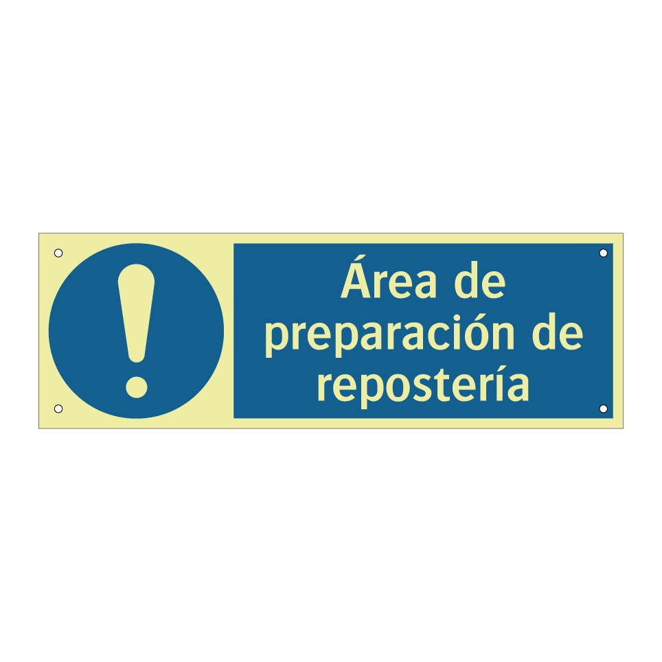 Área de preparación de repostería