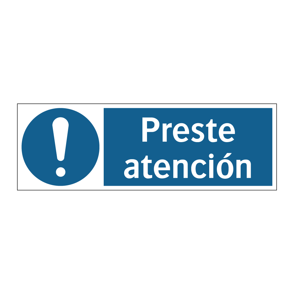 Preste atención