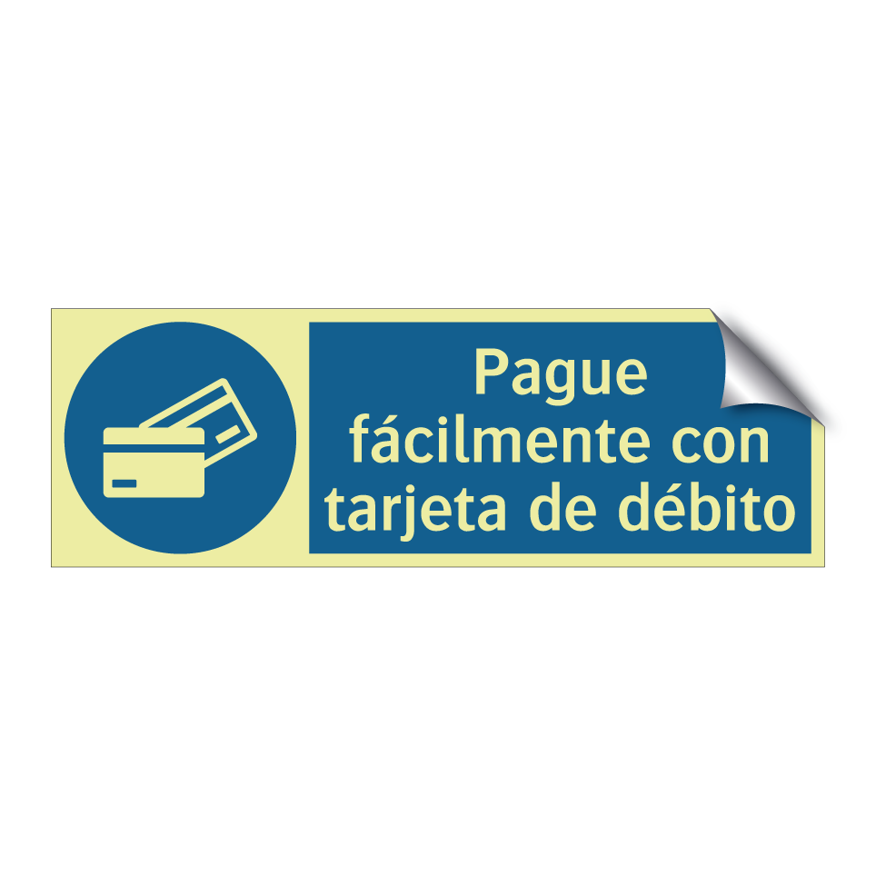 Pague fácilmente con tarjeta de débito