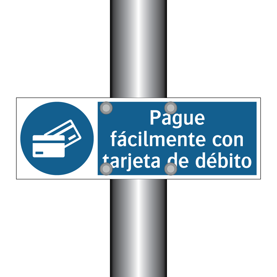 Pague fácilmente con tarjeta de débito
