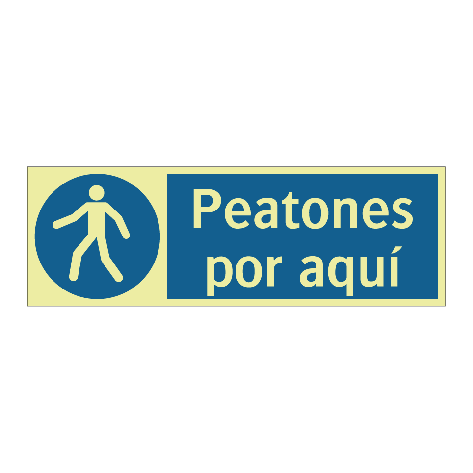 Peatones por aquí