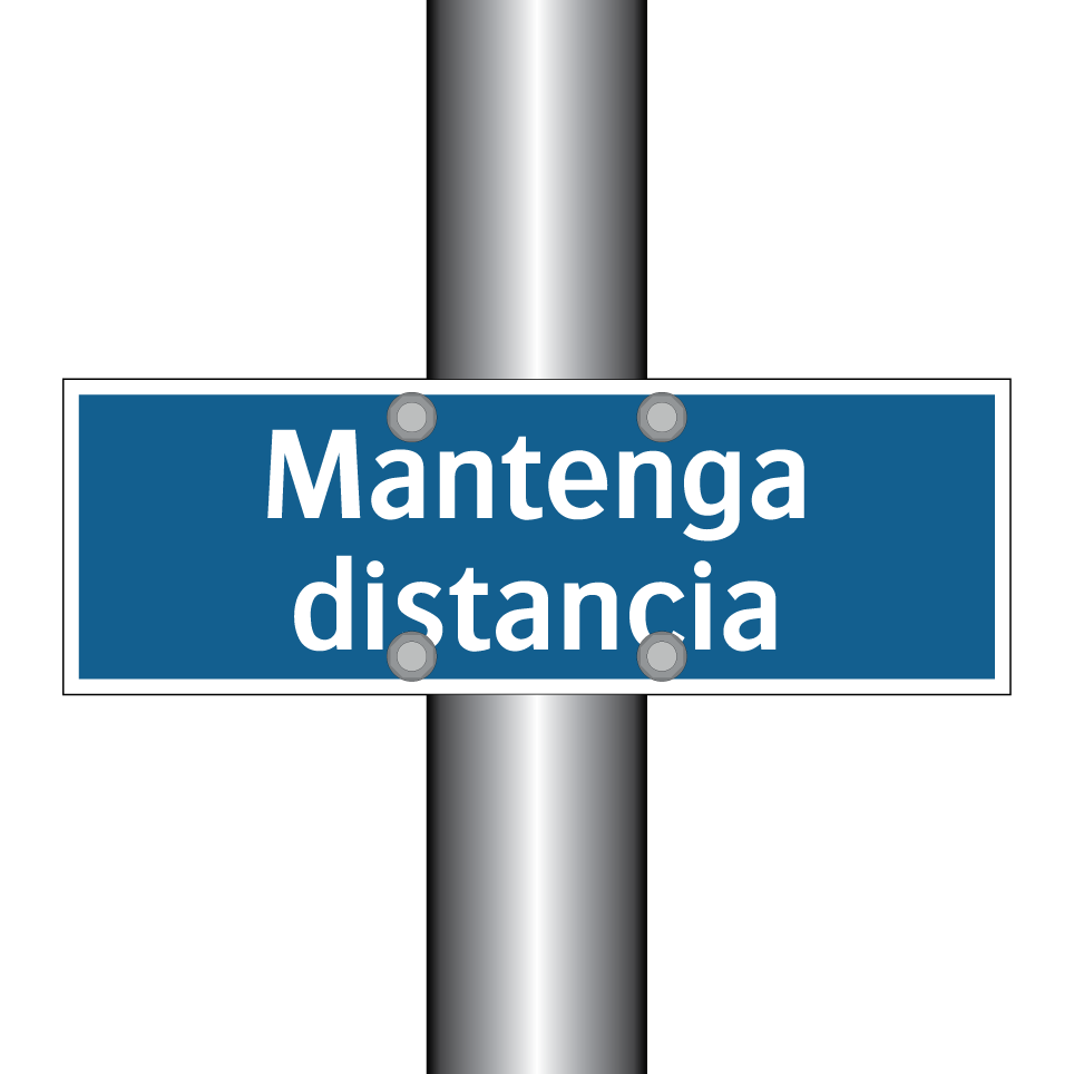 Mantenga distancia