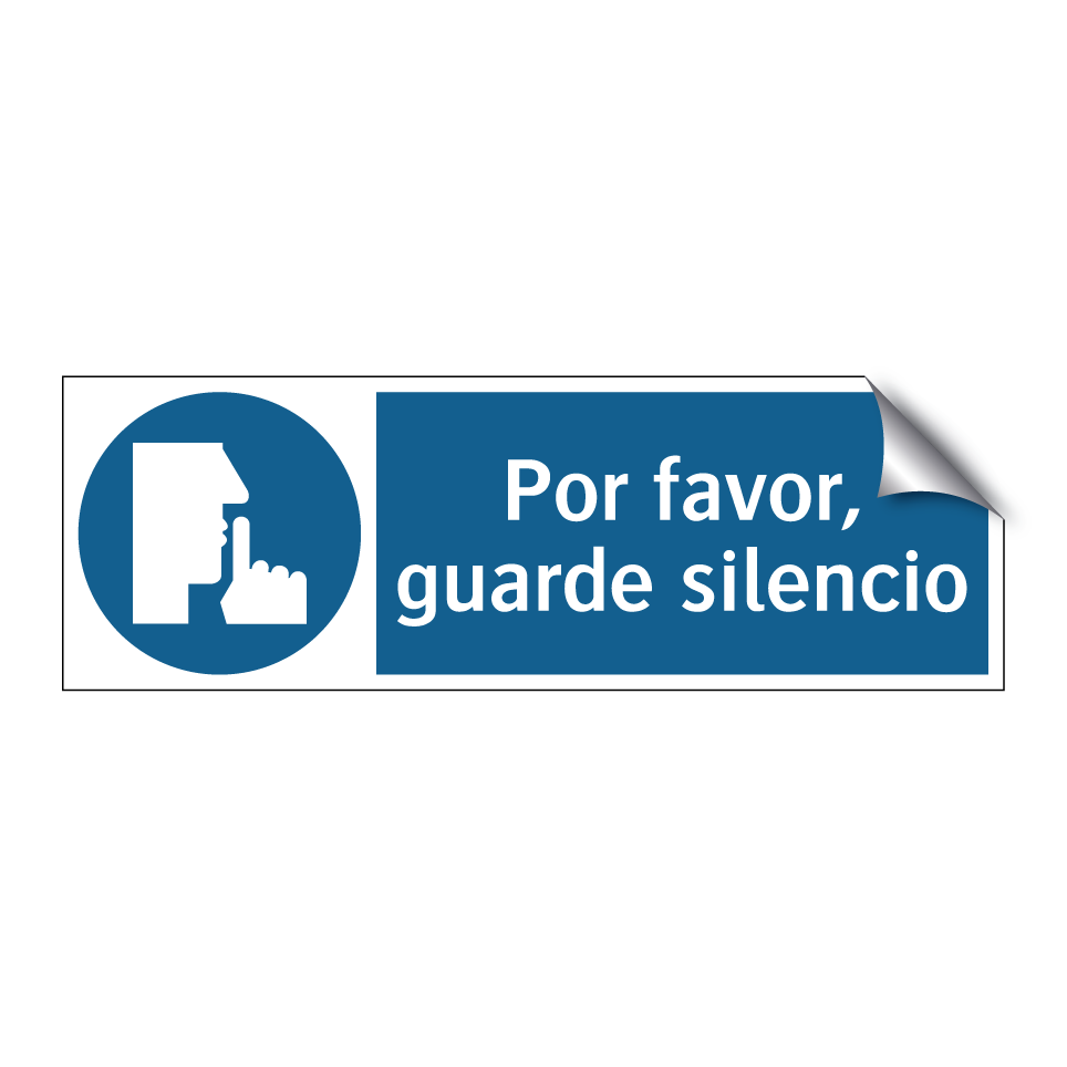 Por favor, guarde silencio