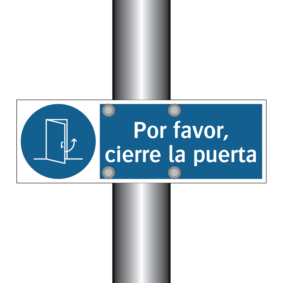 Por favor, cierre la puerta