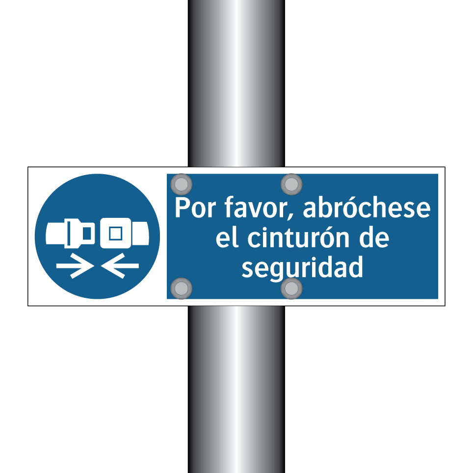 Por favor, abróchese el cinturón de seguridad