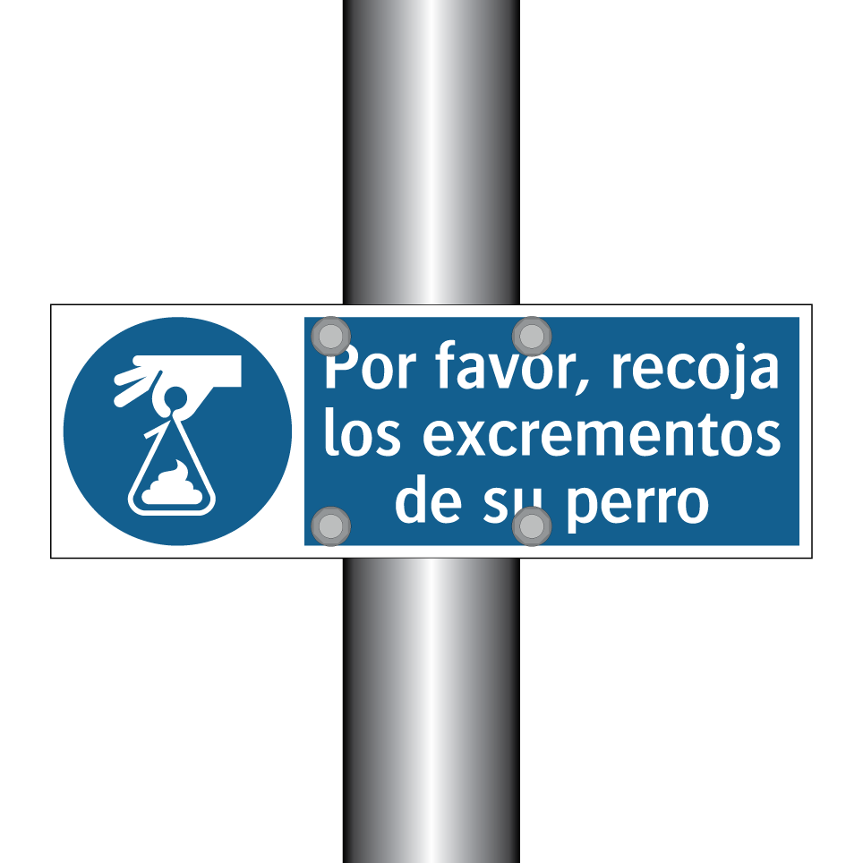 Por favor, recoja los excrementos de su perro