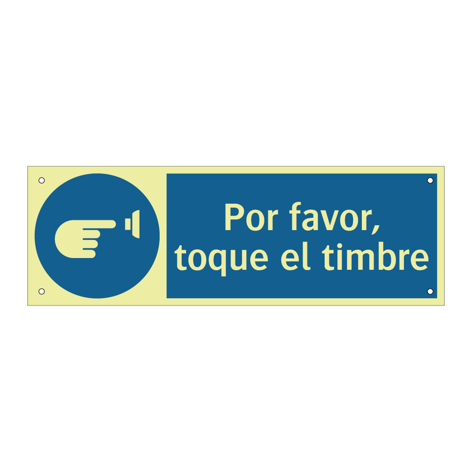 Por favor, toque el timbre