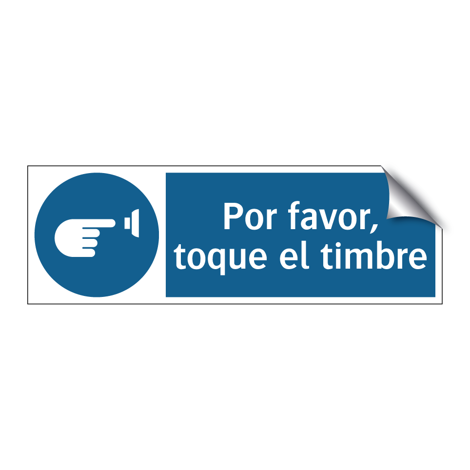 Por favor, toque el timbre