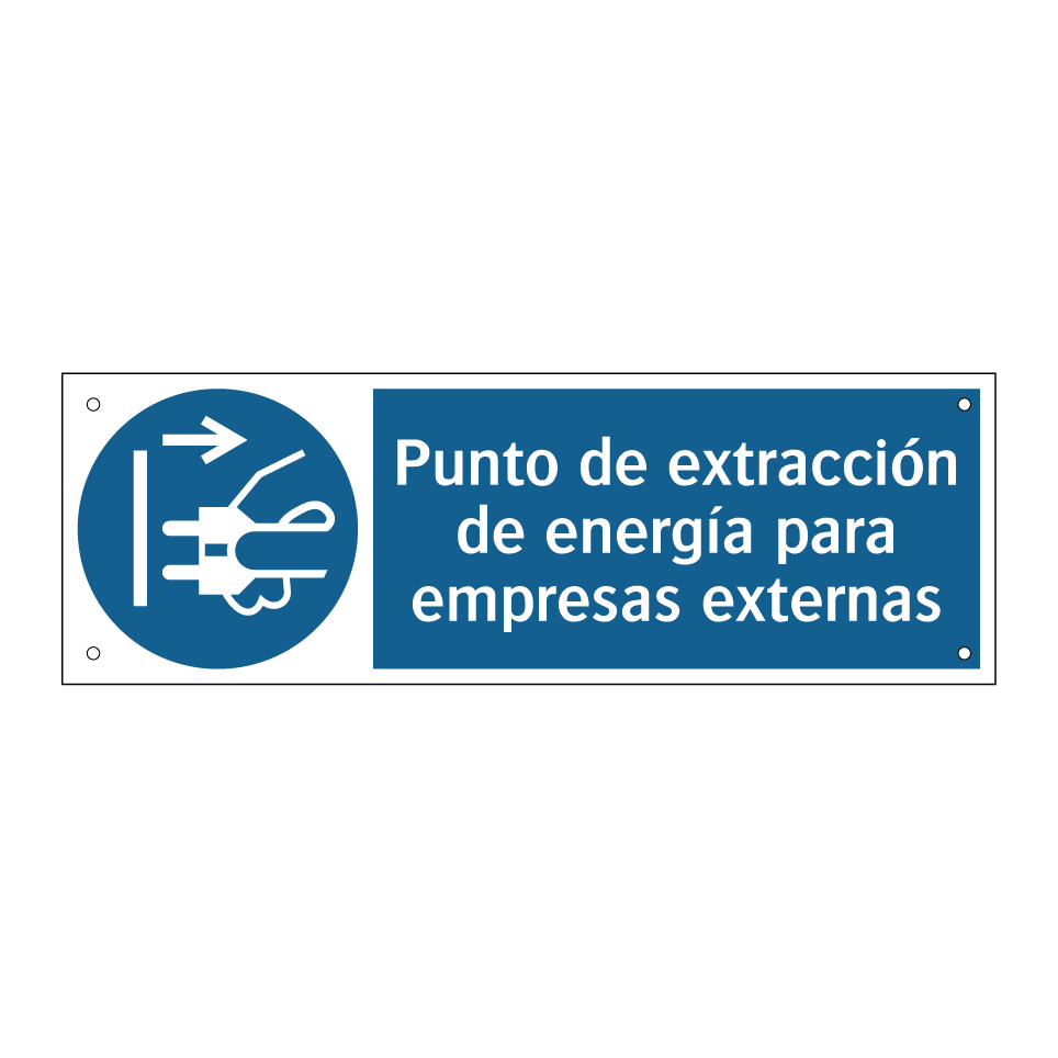 Punto de extracción de energía para empresas externas