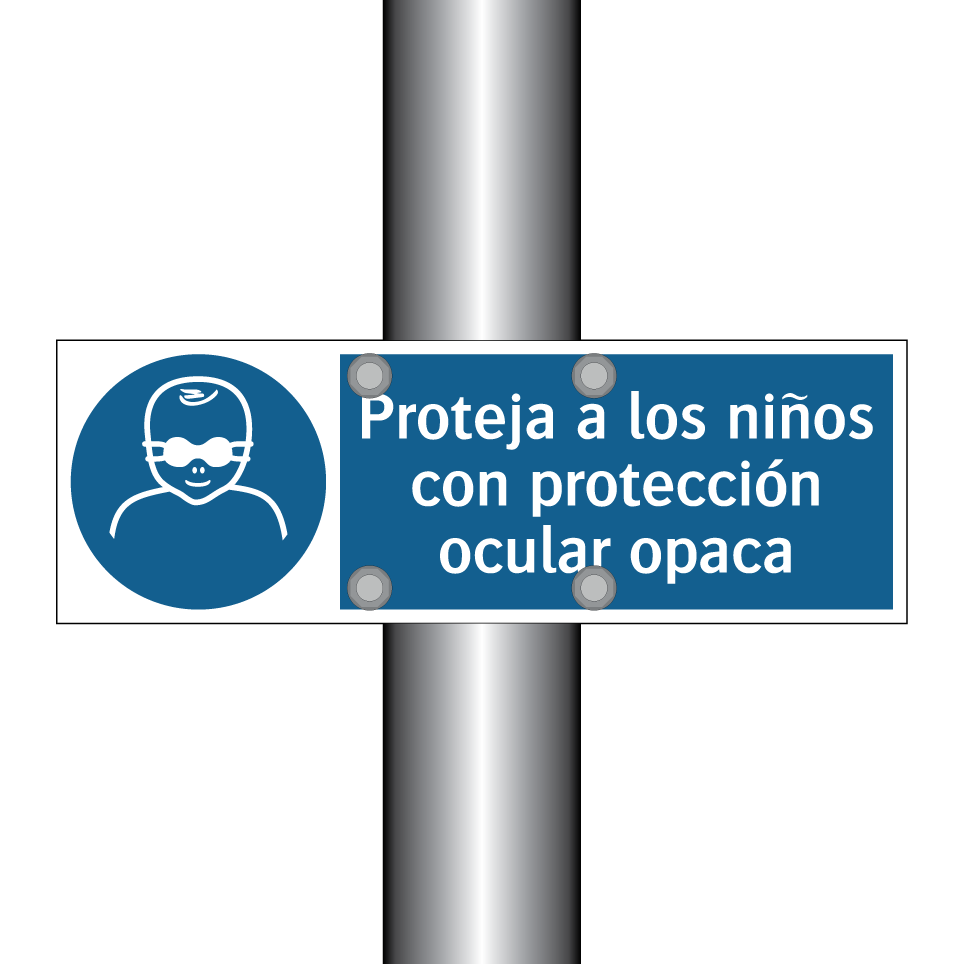 Proteja a los niños con protección ocular opaca