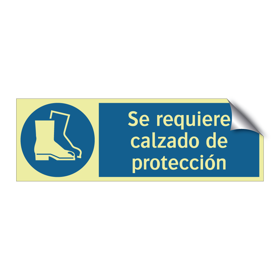 Se requiere calzado de protección