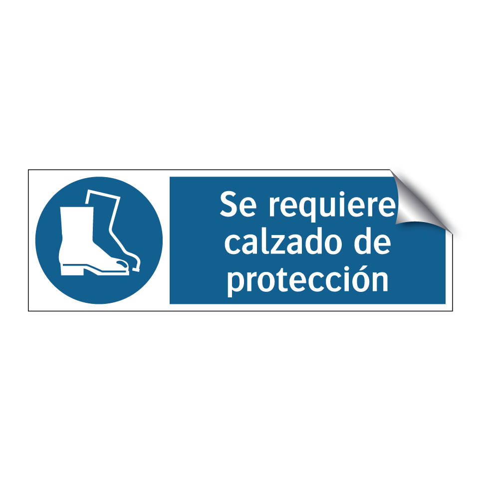 Se requiere calzado de protección
