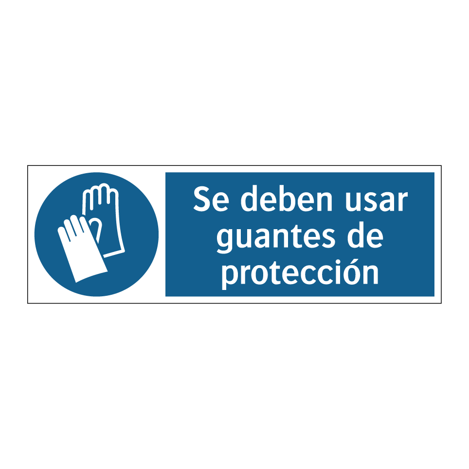 Se deben usar guantes de protección