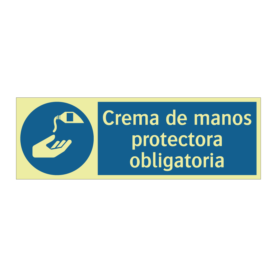 Crema de manos protectora obligatoria