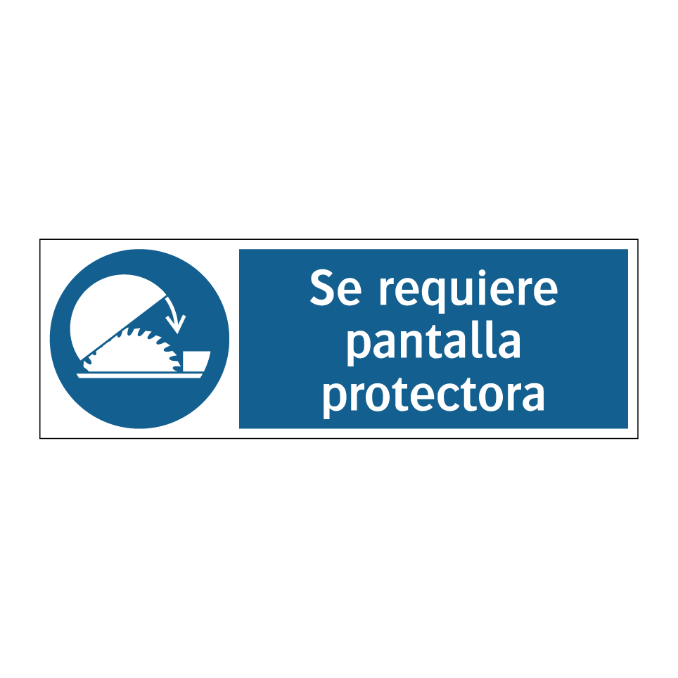 Se requiere pantalla protectora