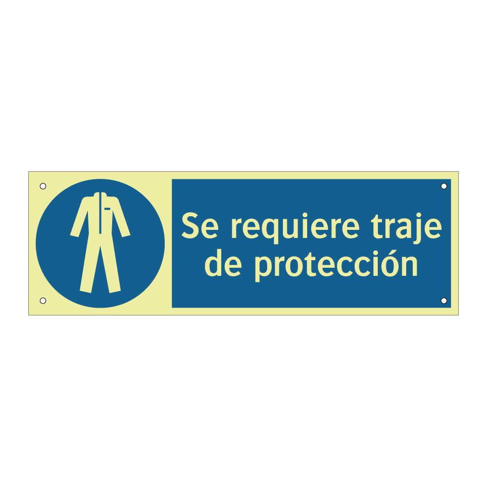 Se requiere traje de protección