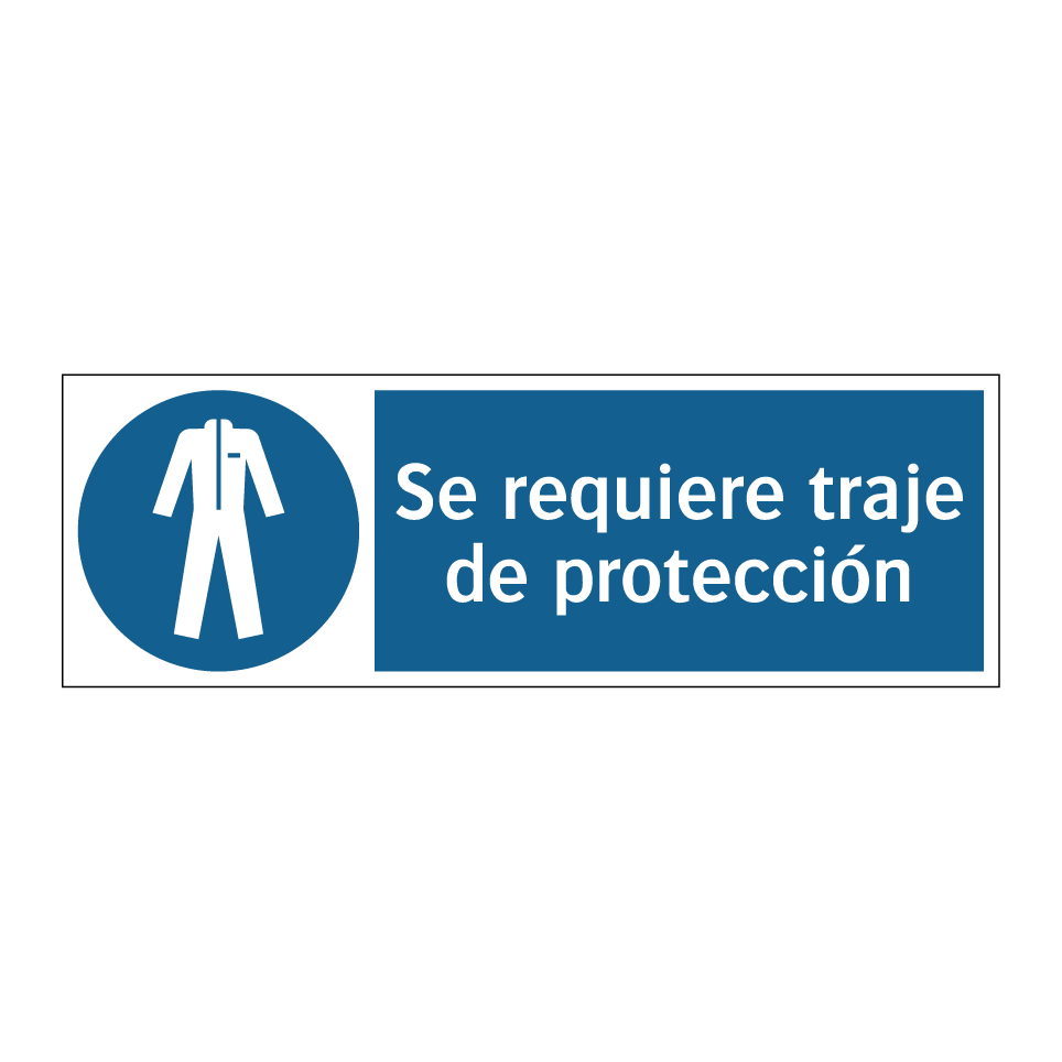 Se requiere traje de protección