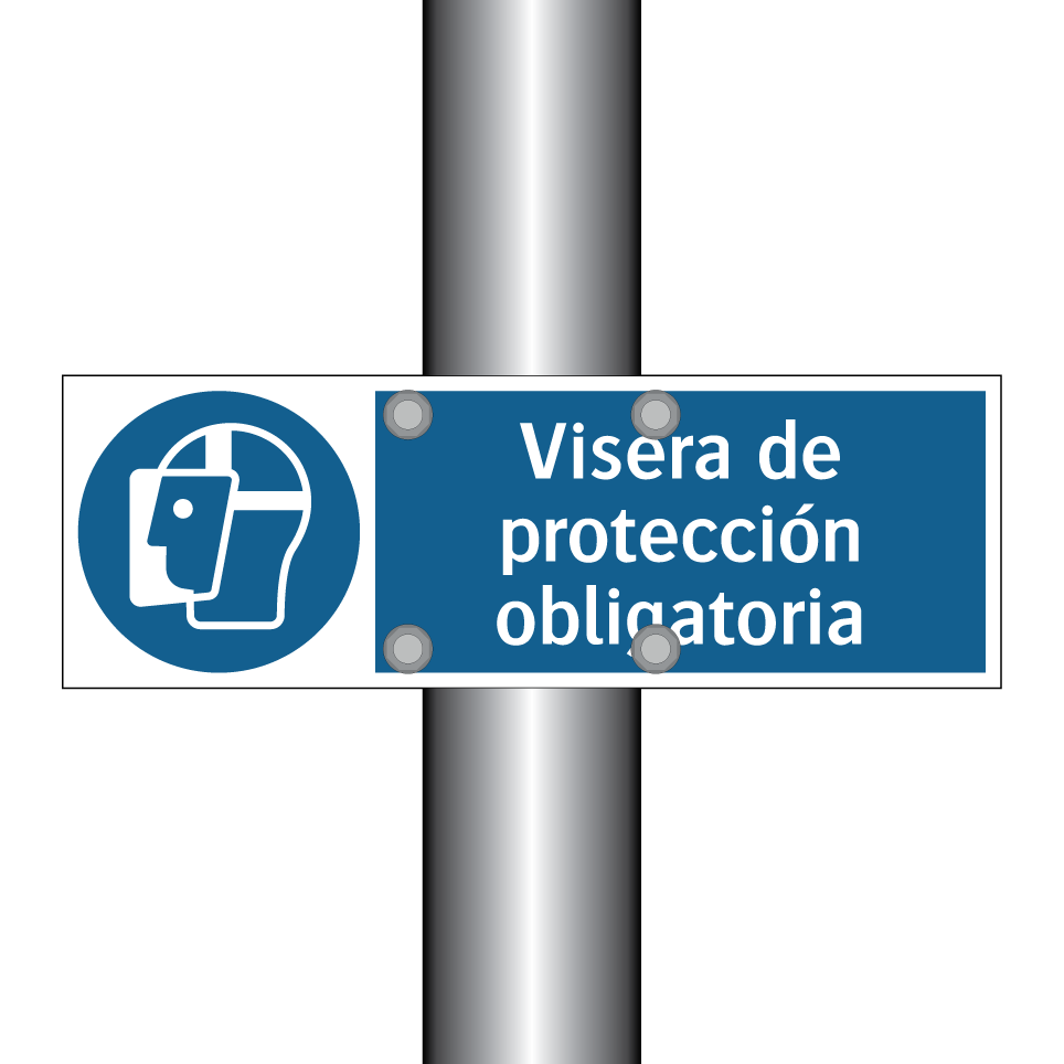 Visera de protección obligatoria