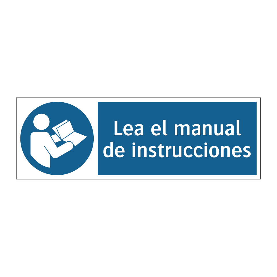 Lea el manual de instrucciones