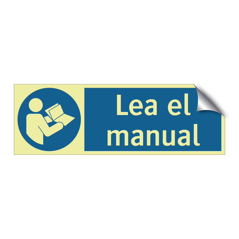Lea el manual