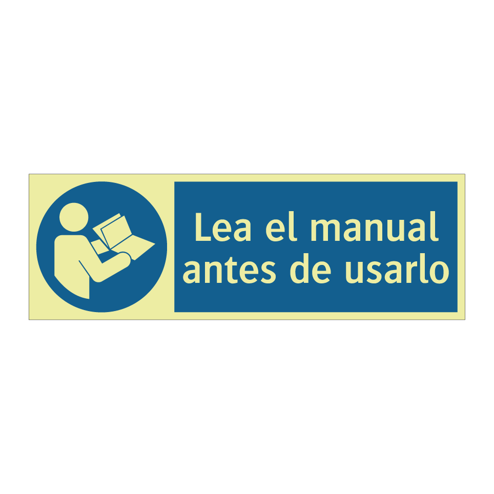 Lea el manual antes de usarlo