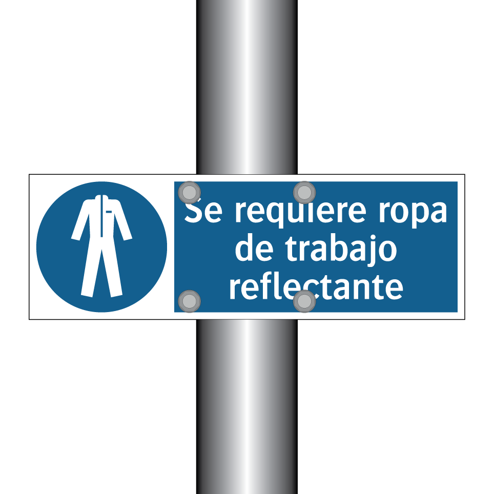 Se requiere ropa de trabajo reflectante