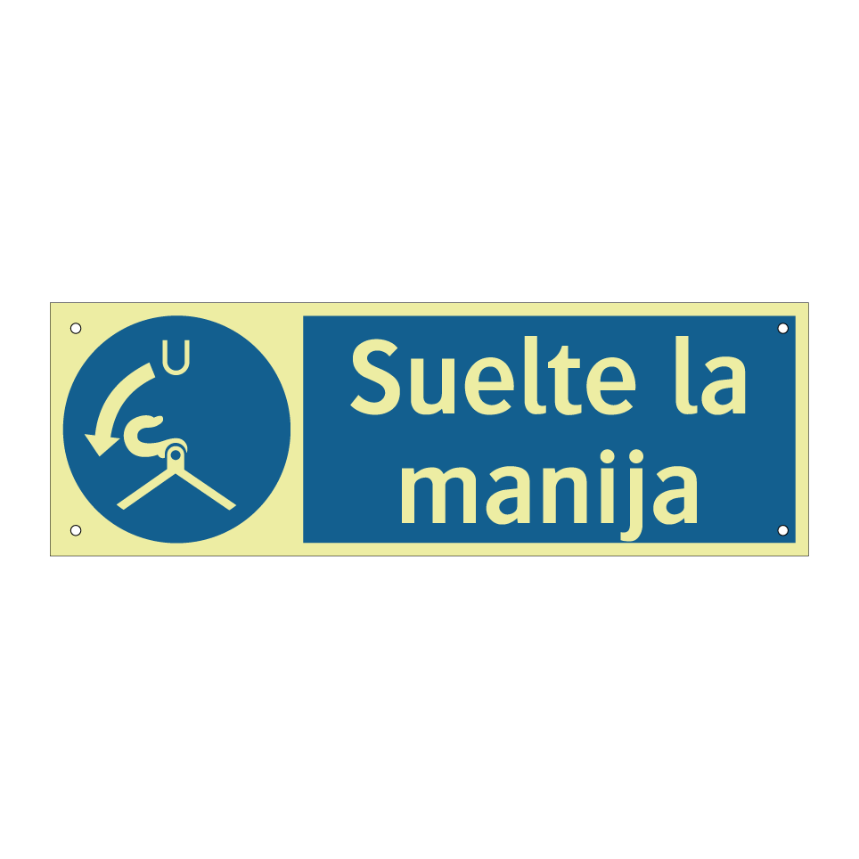 Suelte la manija