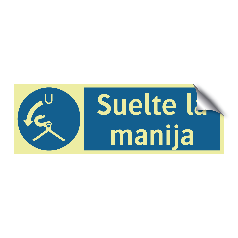 Suelte la manija