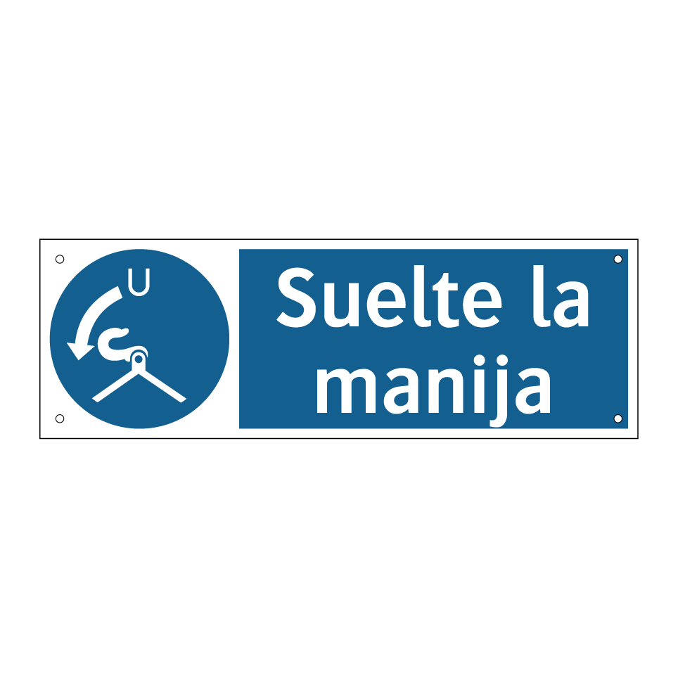 Suelte la manija