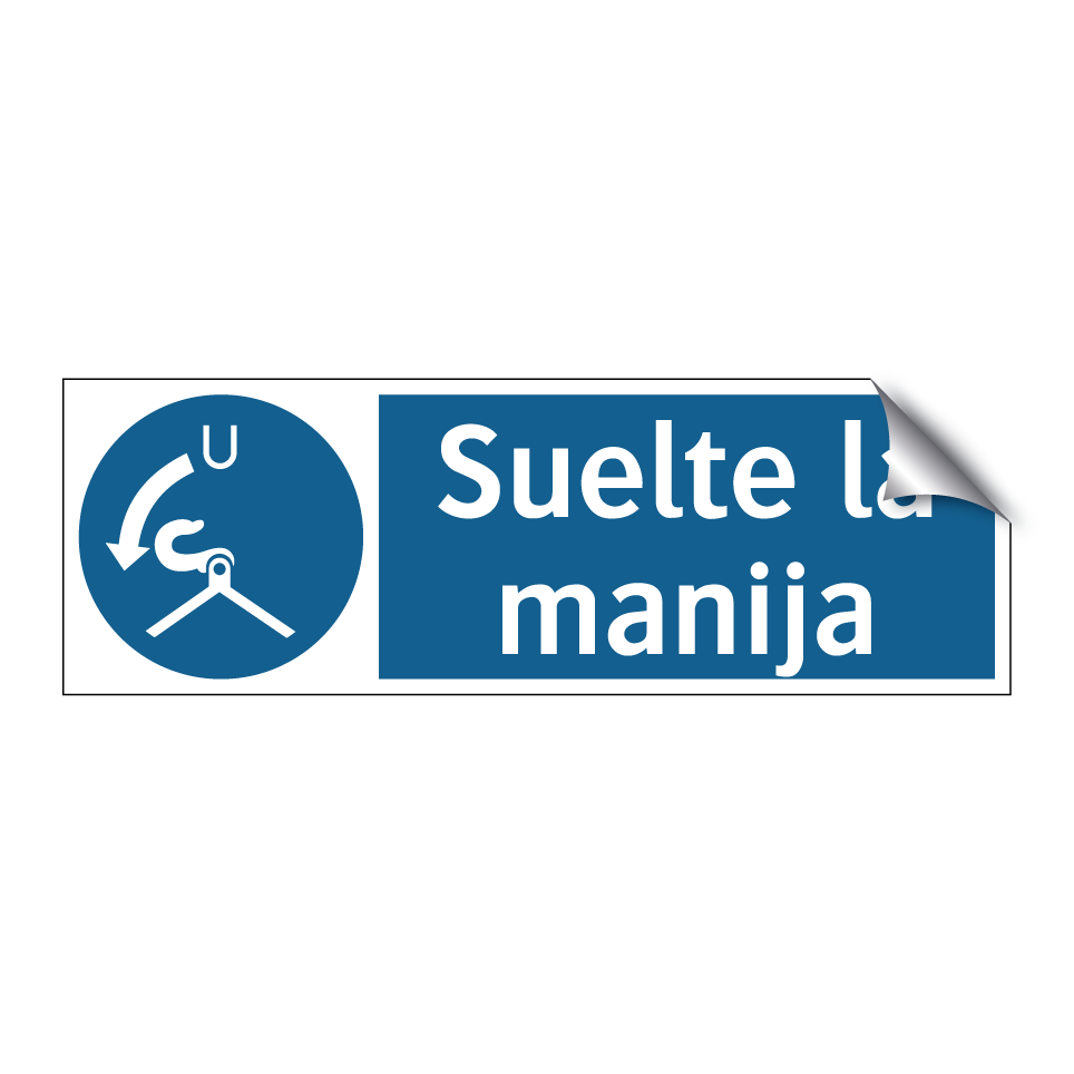 Suelte la manija