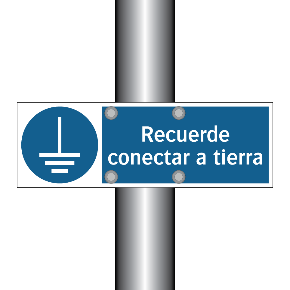 Recuerde conectar a tierra
