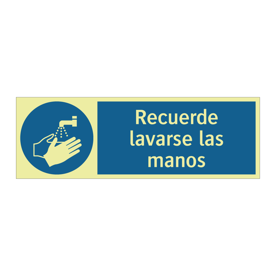 Recuerde lavarse las manos