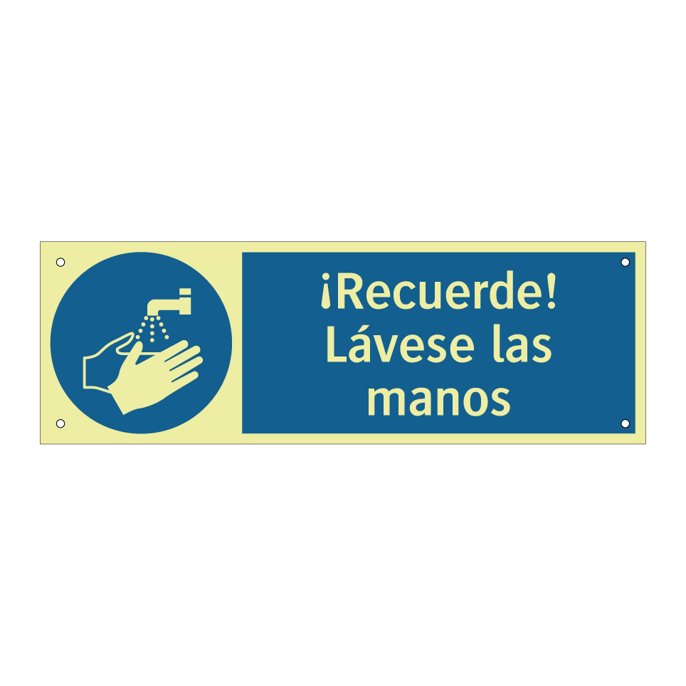 ¡Recuerde! Lávese las manos