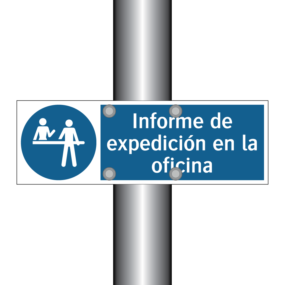 Informe de expedición en la oficina