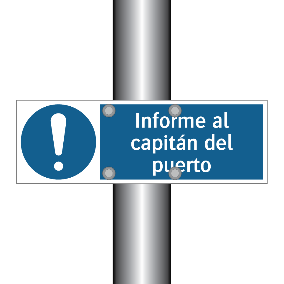 Informe al capitán del puerto