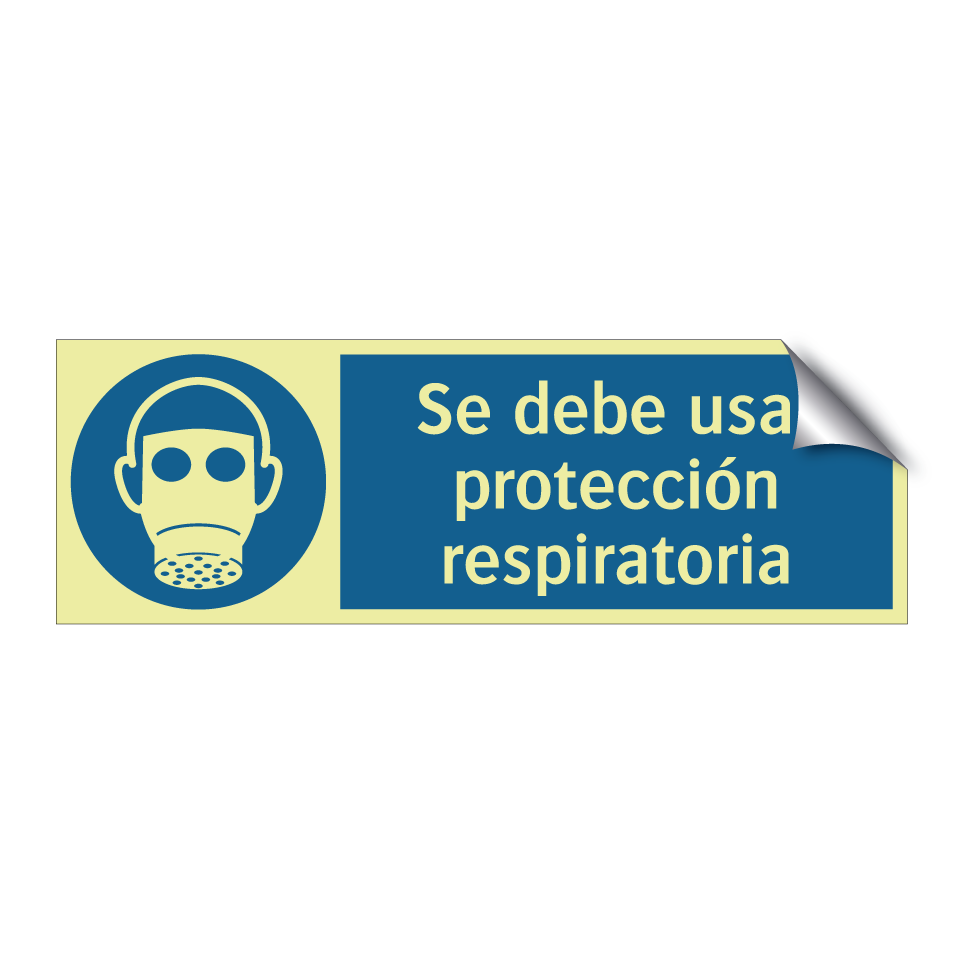 Se debe usar protección respiratoria