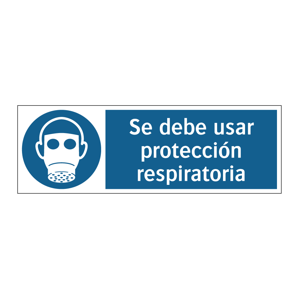 Se debe usar protección respiratoria