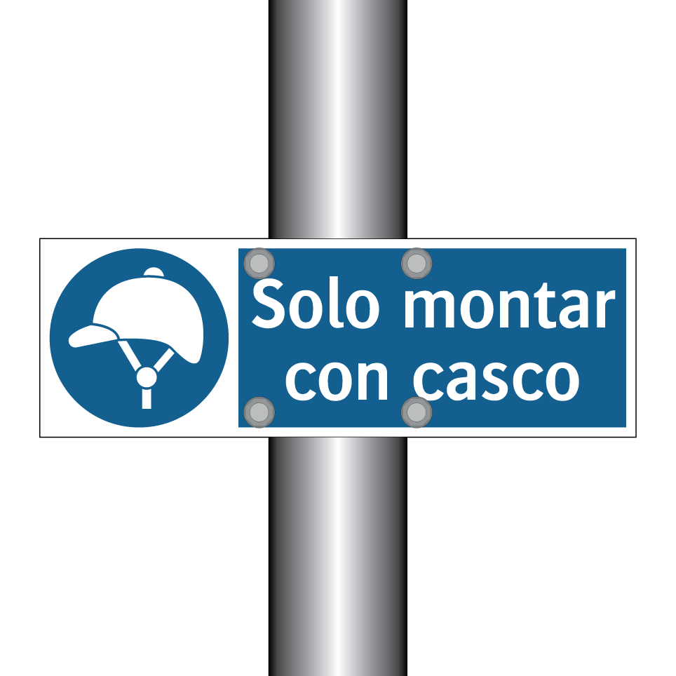 Solo montar con casco