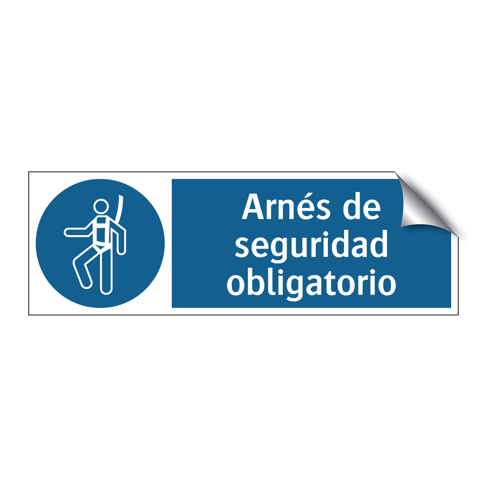 Arnés de seguridad obligatorio