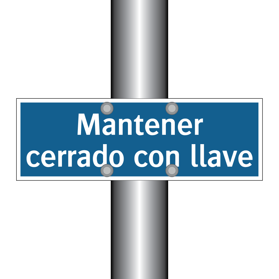 Mantener cerrado con llave