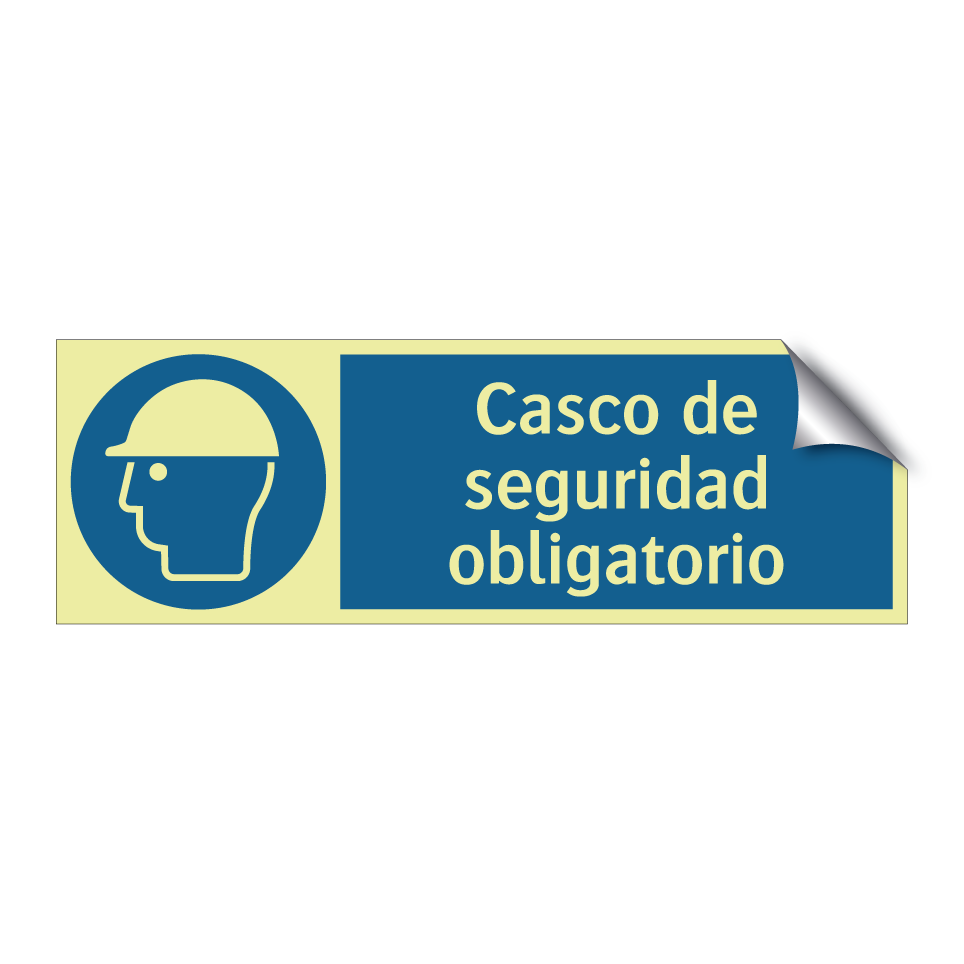 Casco de seguridad obligatorio