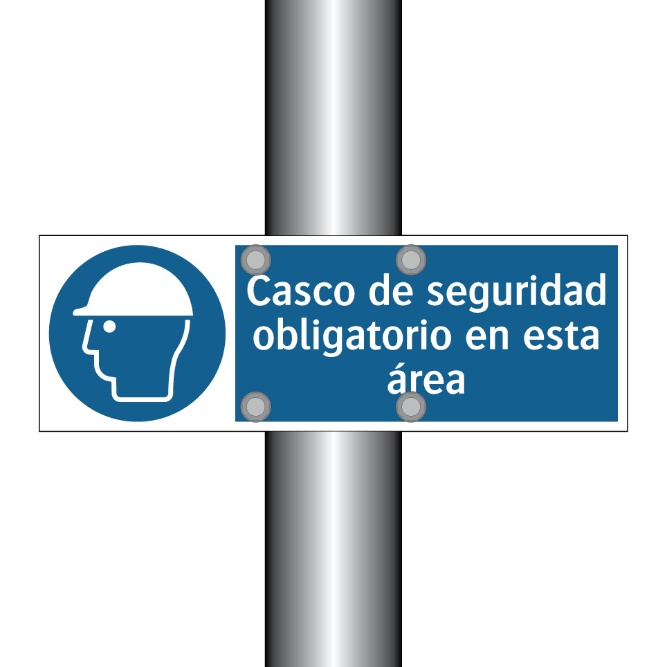 Casco de seguridad obligatorio en esta área
